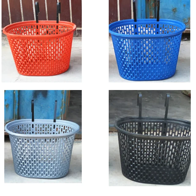 
wholesale cheap Bicycle Bike Removable Storage Front Plastic Hanging Basket 