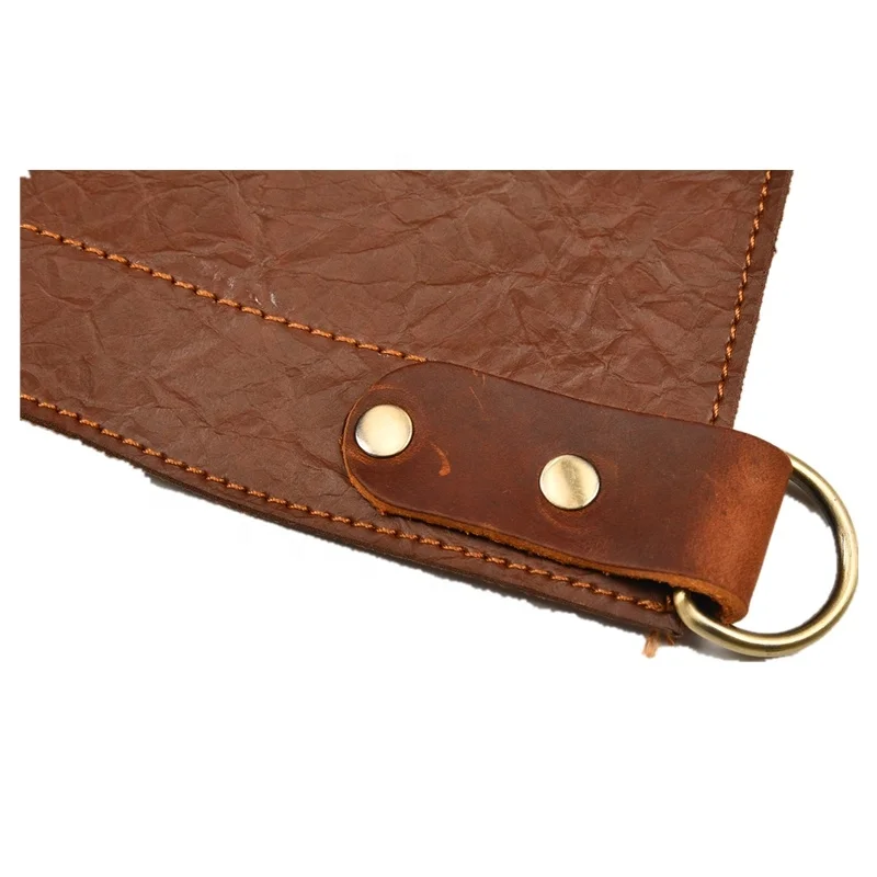 Shang Mei Yuan factory ultifunction cotton fabric soft breathable reusable half body canvas aprons waist length cooking apron