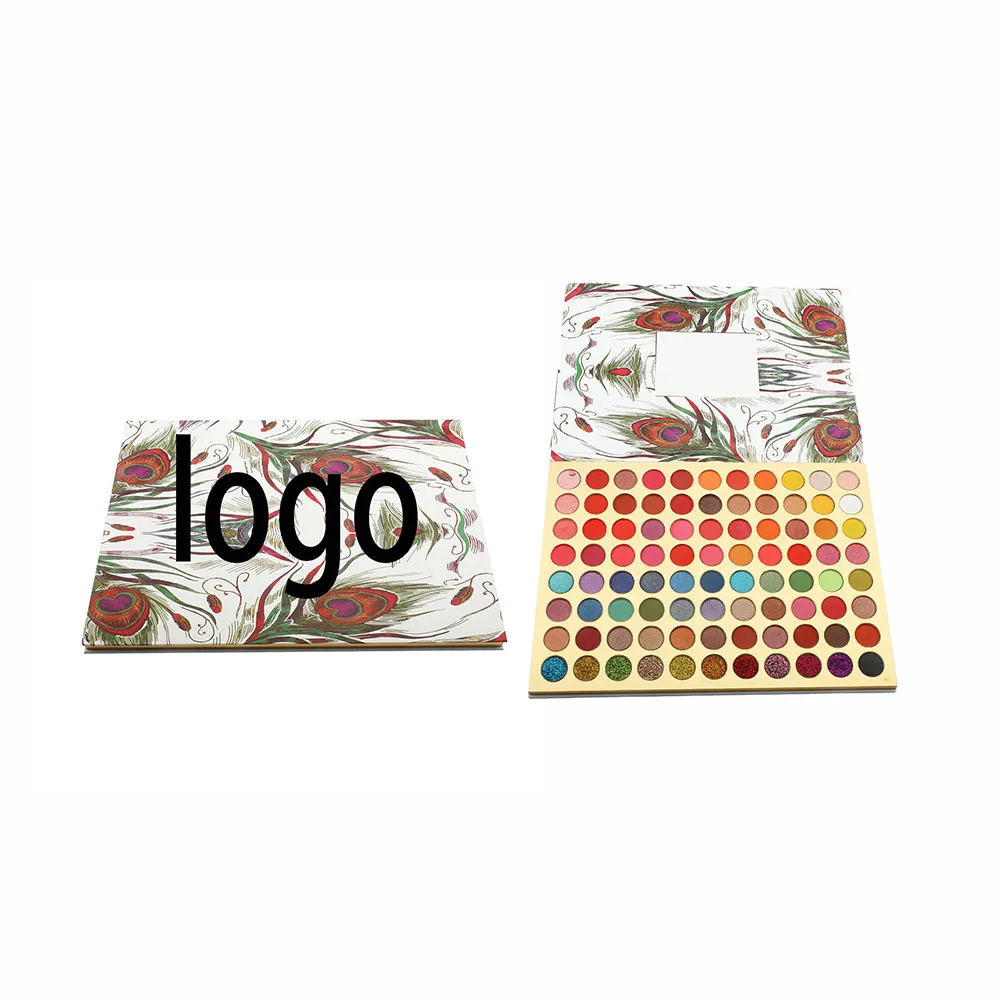 OEM 80 Colors High Pigment Eyeshadow Palette Custom Logo Eyeshadow Pallet