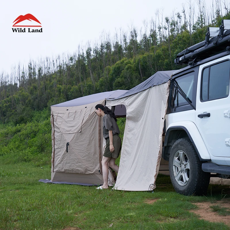 Wild Land Waterproof Camping Outdoor Foldable Touring Rear Extension Suv Trunk Tailgate Shade Awning Tail Shade Car Rear Tent