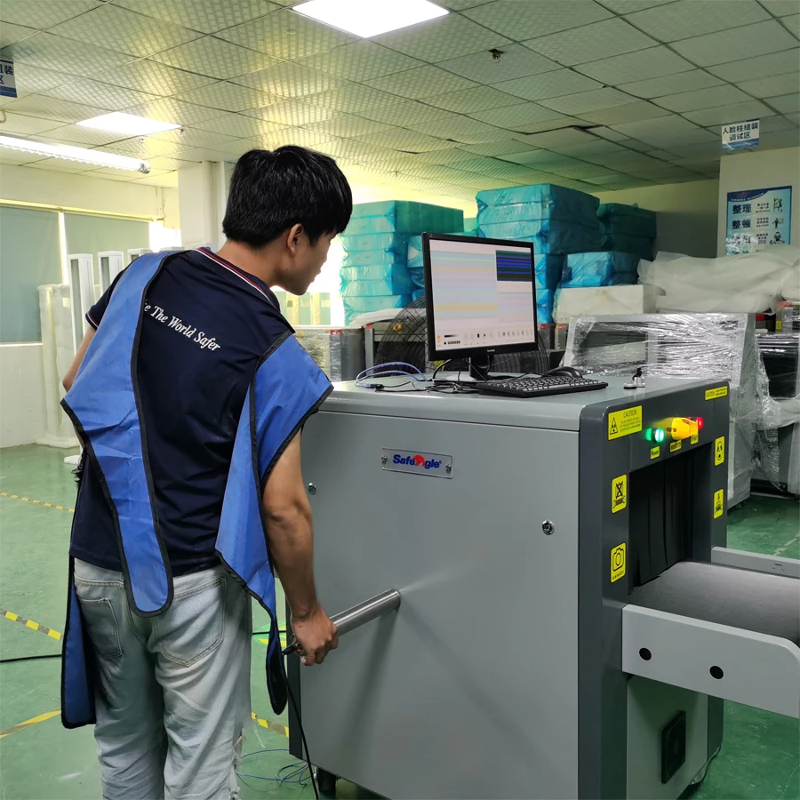 Manufacturer Price X Ray Pallet Bags Scanner Inspection Machine for Jail Metro Station