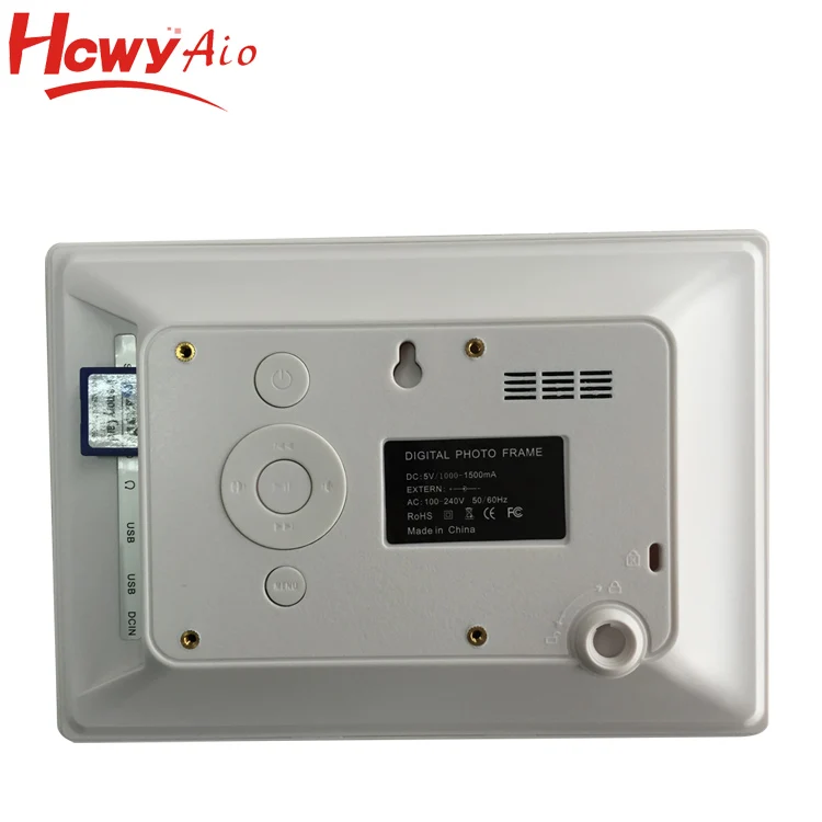 7' Digital Signage Advertising Media 7 inch Plastic Case Video Player Digital Photo Frame