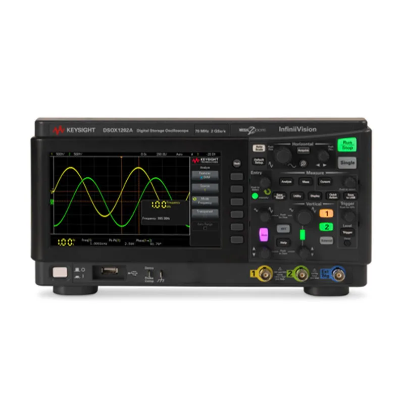 Keysight DSOX1202A oscilloscope: bandwidth 70MHz, 2 analog channels