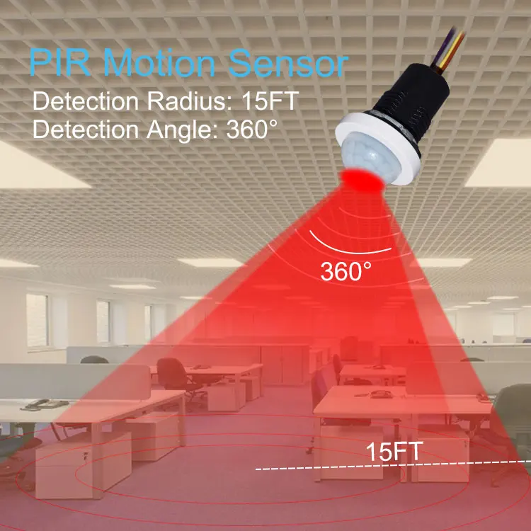 10v 28v Low voltage wireless infrared tuya smart light outdoor pir wifi presence human motion sensor