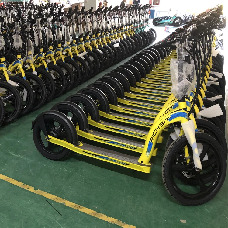 Wholesale New Sharing Two Wheels portable Scooter Off Road Kick Foldable Adult Electric Scooter