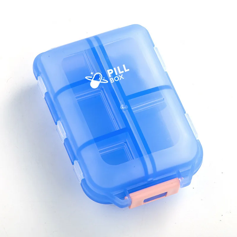 2024 Daily Pill Case Portable Medicine Vitamin Holder Container Waterproof Small Weekly Organizer Medicine Box
