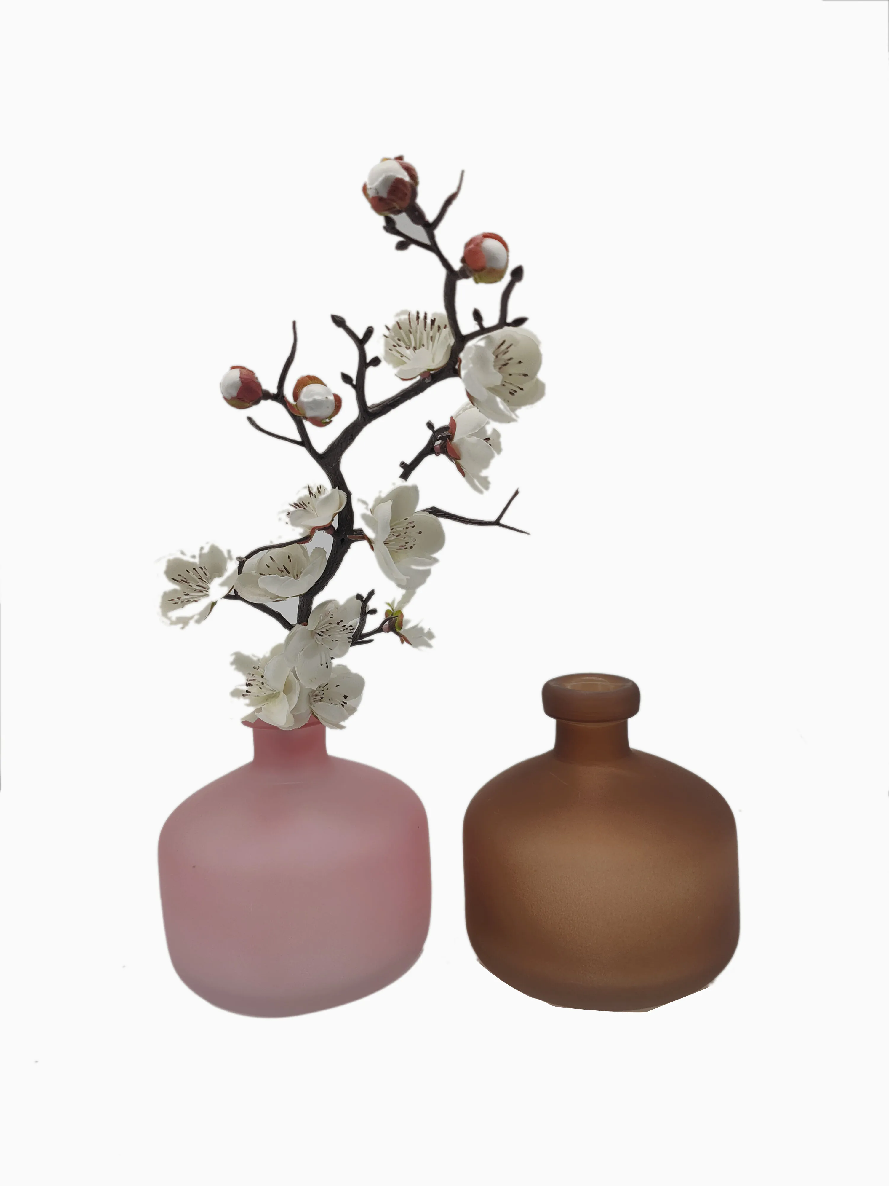 Nordic Creative High Quality Hand Blown Colored  Flower Arrangements Glass Vases for Home Decor