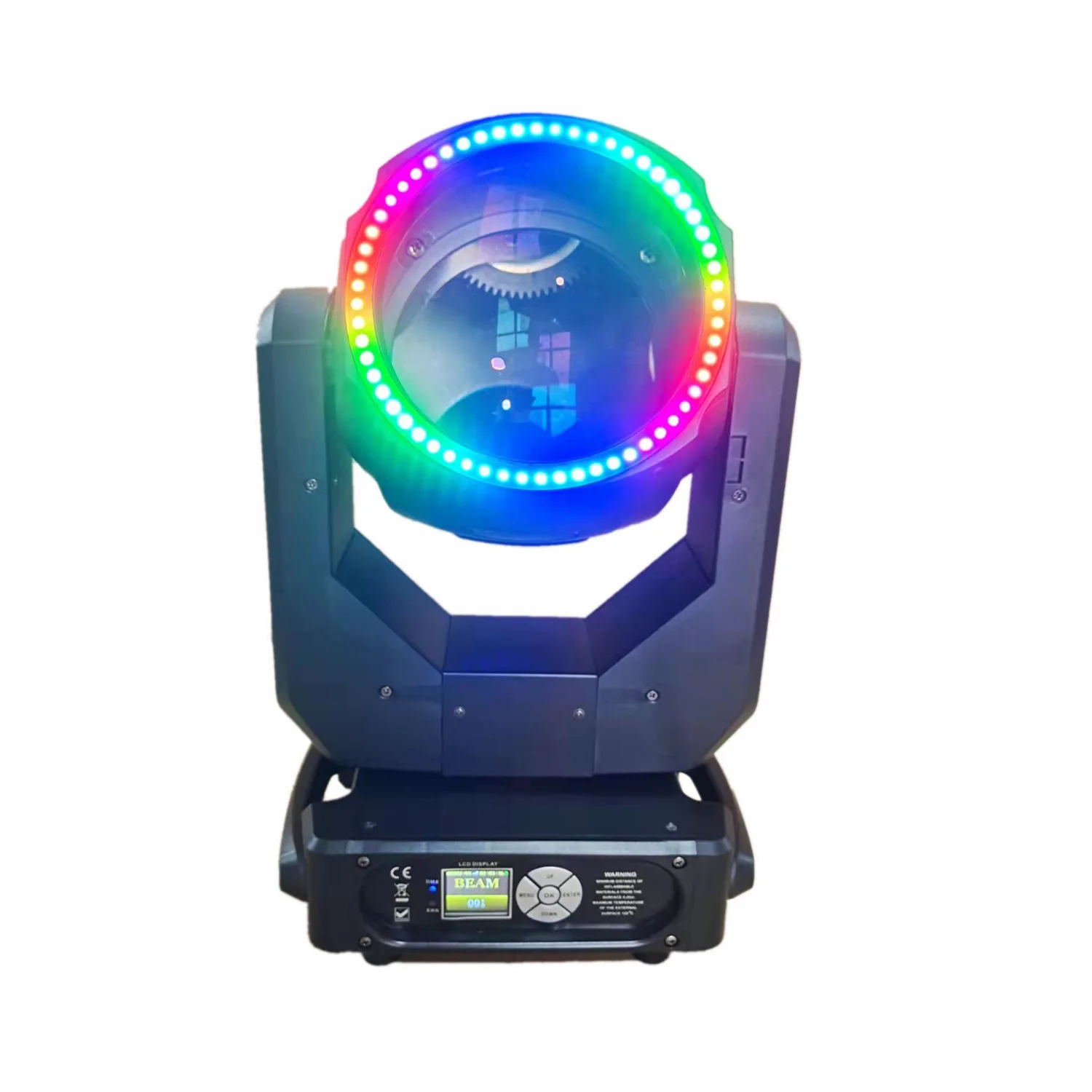 325W 14R Beam Moving Head DJ Disco Stage Light Double Prism with Led Strip