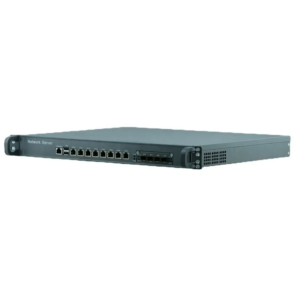 High-Quality Intel H87 8 Gbe LAN 1U rackmount firewall appliance hardware Linux UTM network security router appliance
