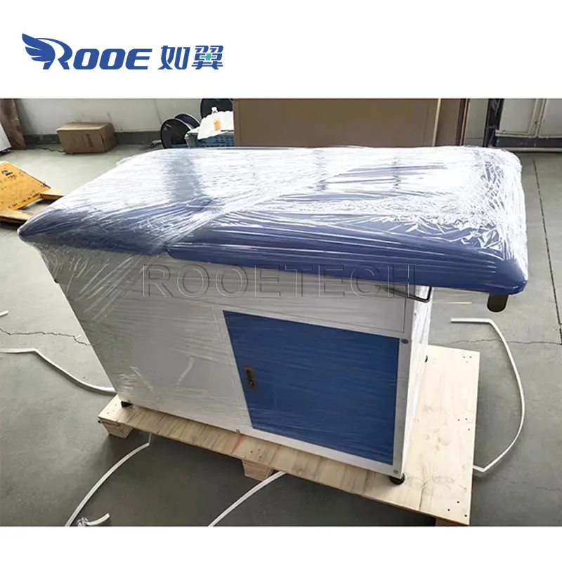 Cheap Price Gynecological Examination Chair with Stirrups and 2 Layers Storage Drawers