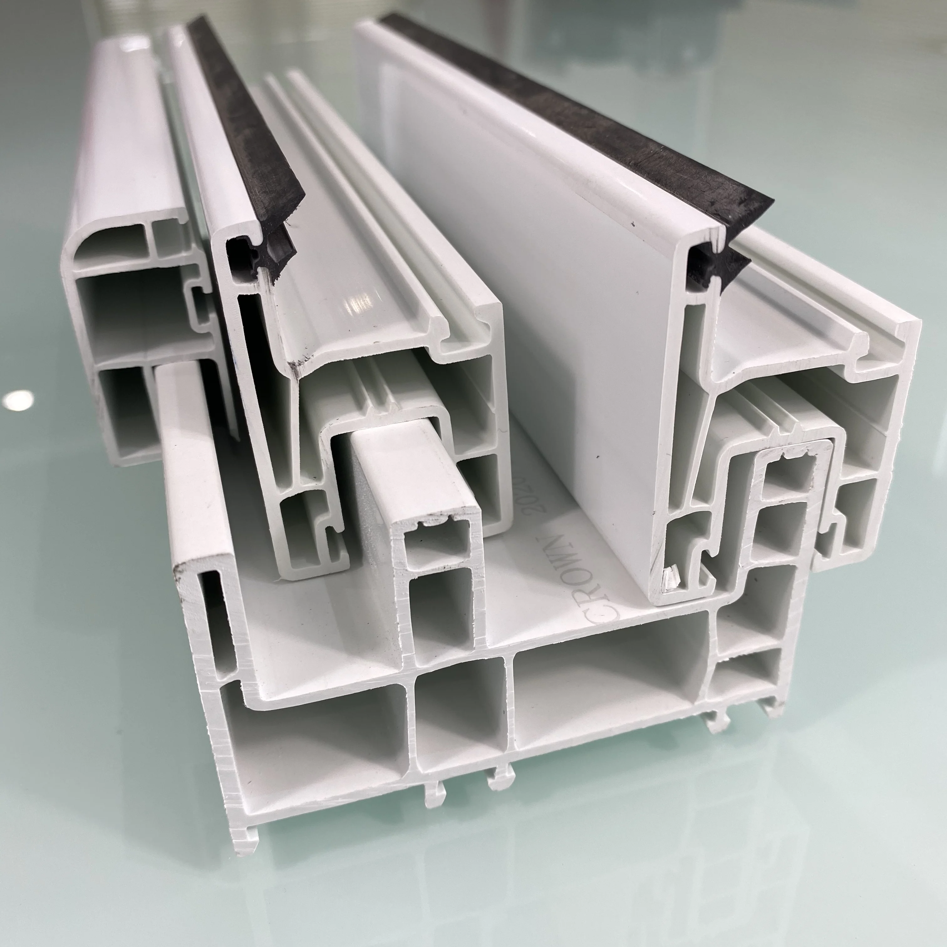 Baydee 88 Series White UPVC Profile for PVC Sliding Windows and Doors
