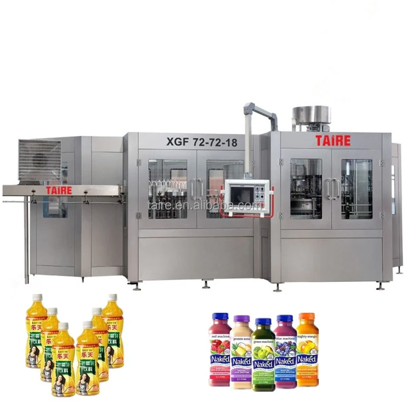 Taire полная пластиковая бутылка концентрат фруктового сока манго Горячая разливочная машина для розлива оборудование заводской линии по производству порошка