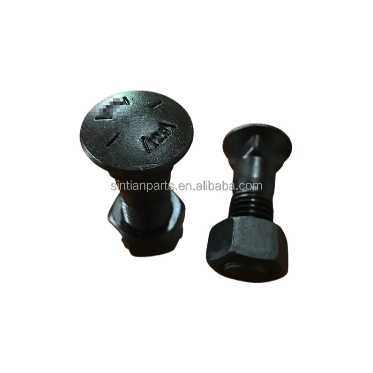 40Cr Material 12.9 Grade Excavator and Crawler Bulldozer sprocket plow bolt and nut 4F3656/4K0367 with size 5/8X2-1/2