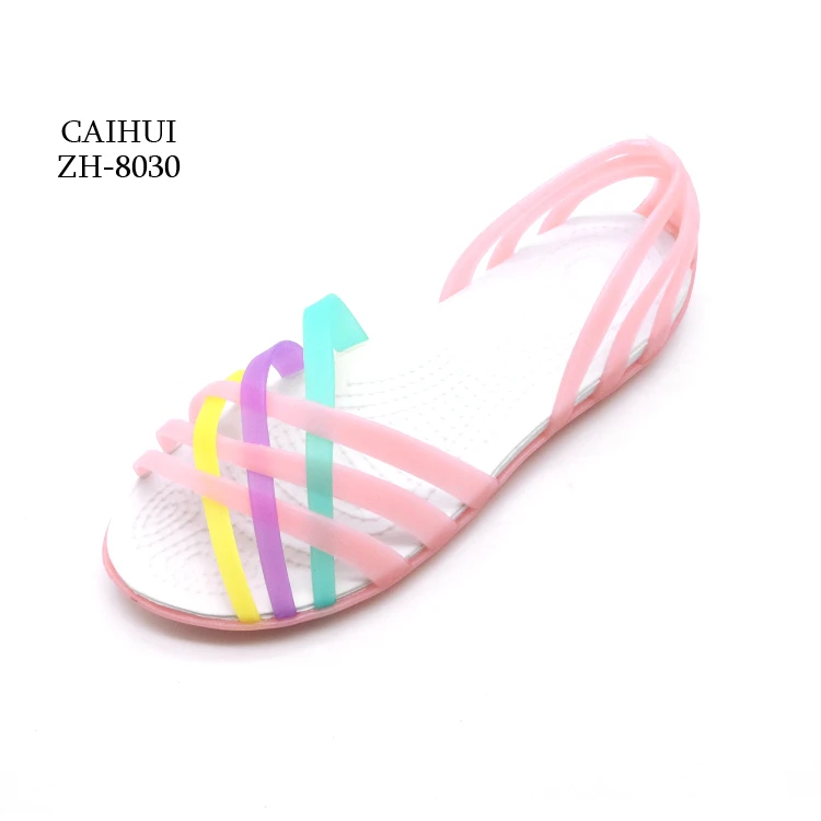 PVC casual outdoor women slipper colorful design fancy ladies sandals