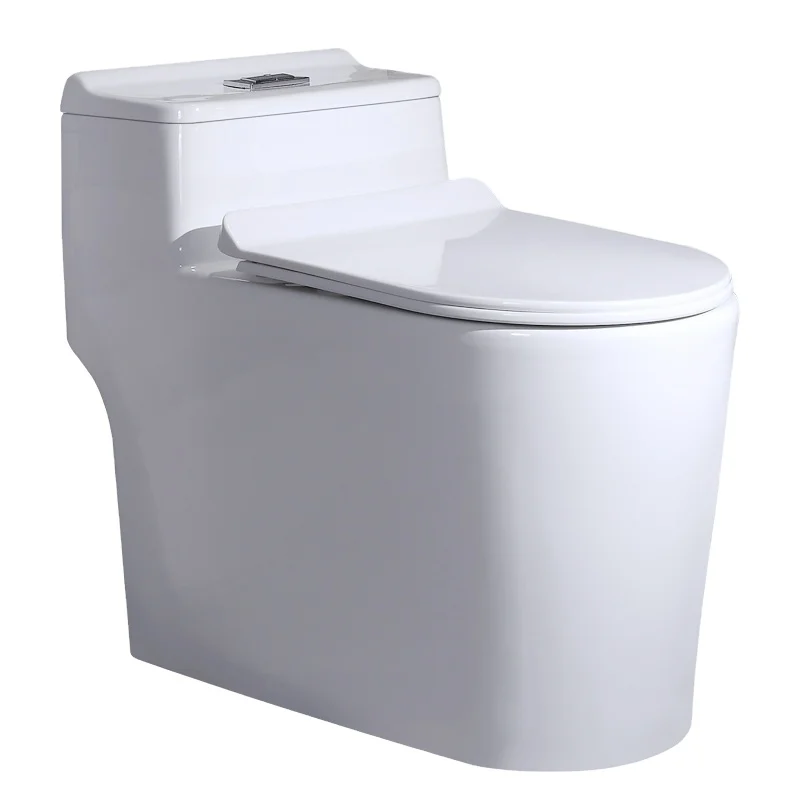 
Flush toilet household toilet ultra-high siphon small apartment deodorant toilet 