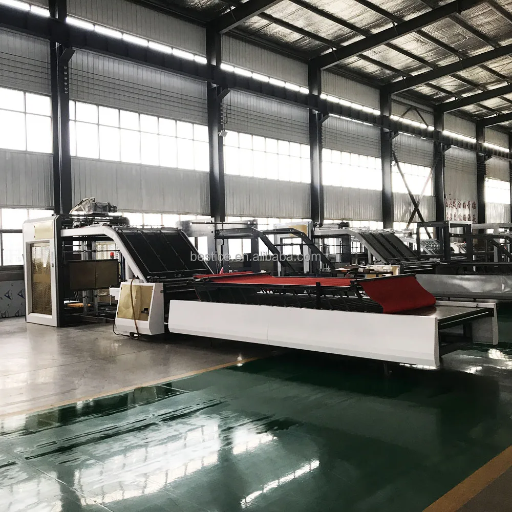 Auto Corrugated Flute Cardboard Laminating machine Laminator for Carton Box