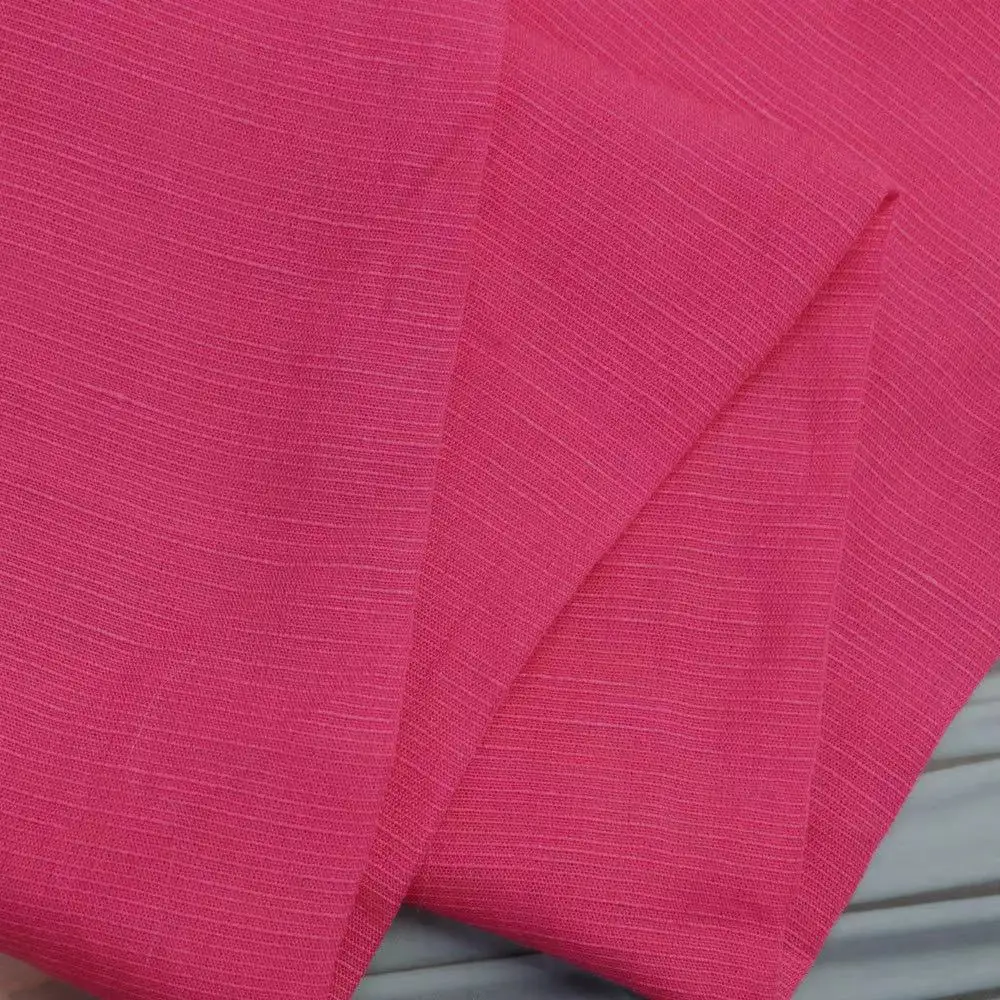 E28 High quality Tencel Linen Georgette plain dyed solid fabric for dress 22 colors available for sale