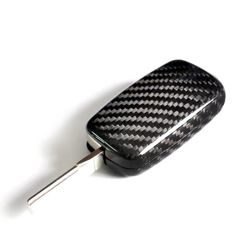 Car parts black glaze carbon fiber key cover is suitable for Volkswagen Lavida Langxing Langjing Sagitar Bora Jetta Scirocco