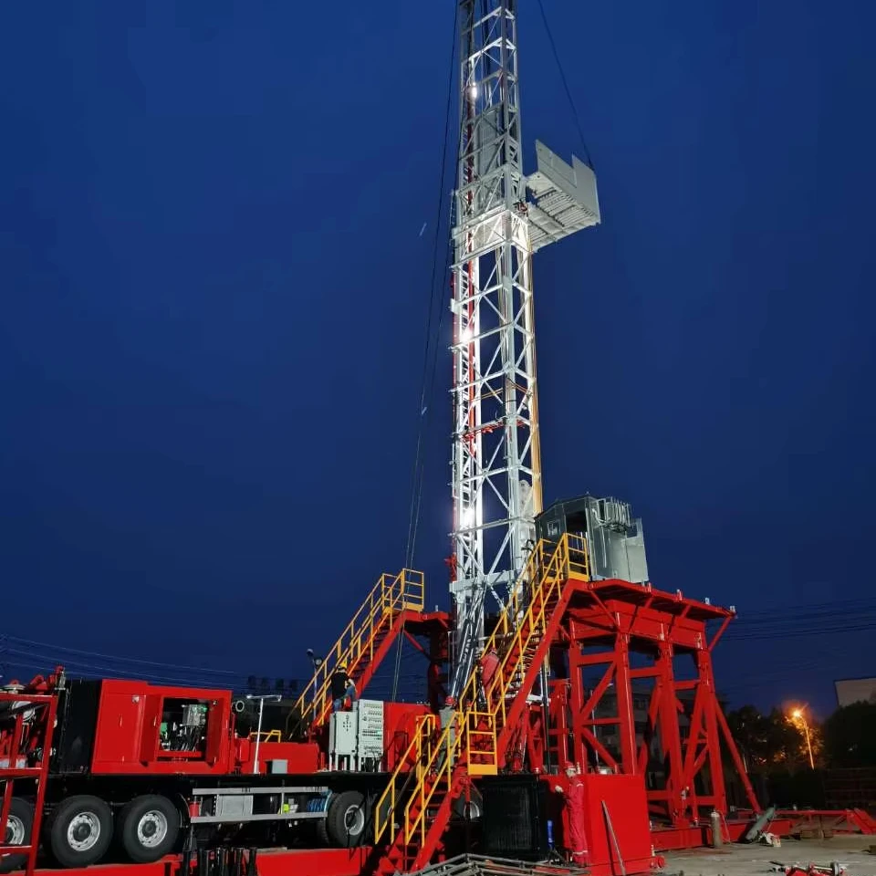 Китай высокое качество нефтяного грузовика-монтируется буровая установка для продажи
