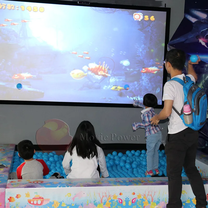 Earn Money Magic 3d Interactive Floor Children Wall Projection System Video Games for Kids