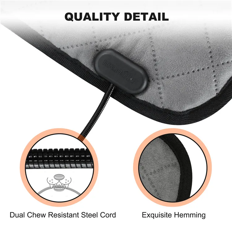 GeerDuo Electric Waterproof Pet Dog Cat Indoor Heating Warming Mat Pads with Chew Resistant Cord