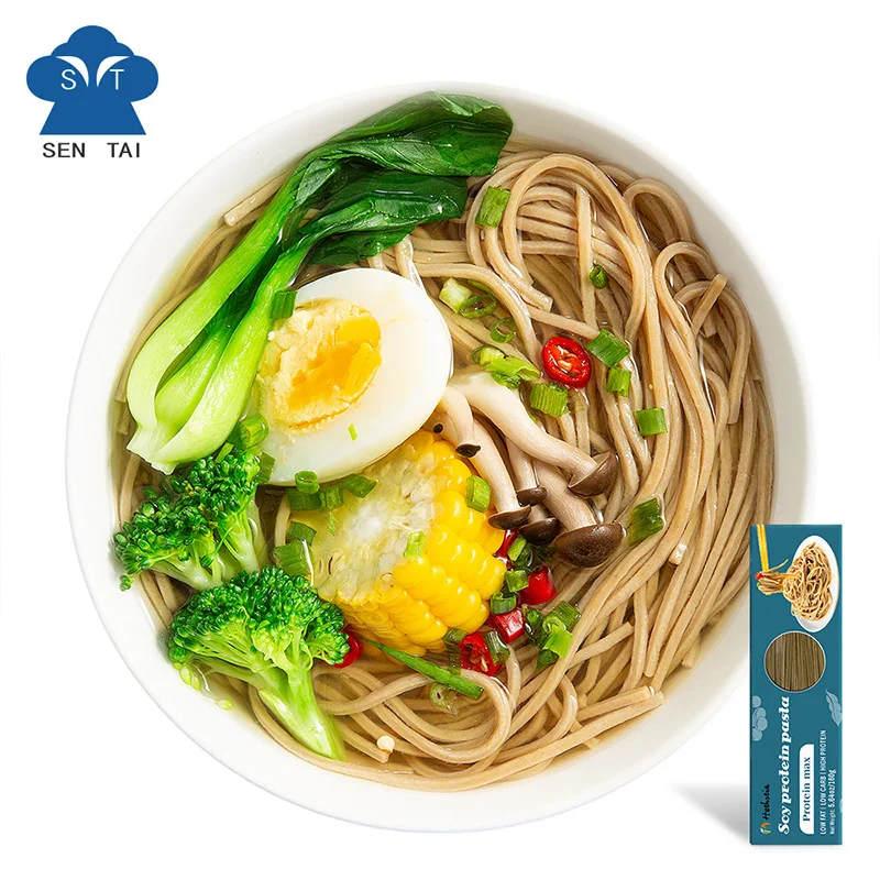 Высокобелковая паста соевая лапша с высоким содержанием диератического волокна низким сахара макароны натрия для