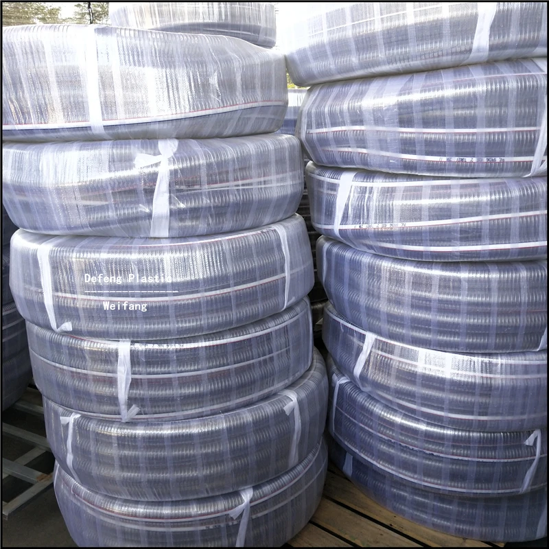 Quality Assurance Rounded PVC Bending Radius Flexible Plastic Sprial Steel Wire Tube for Agriculture