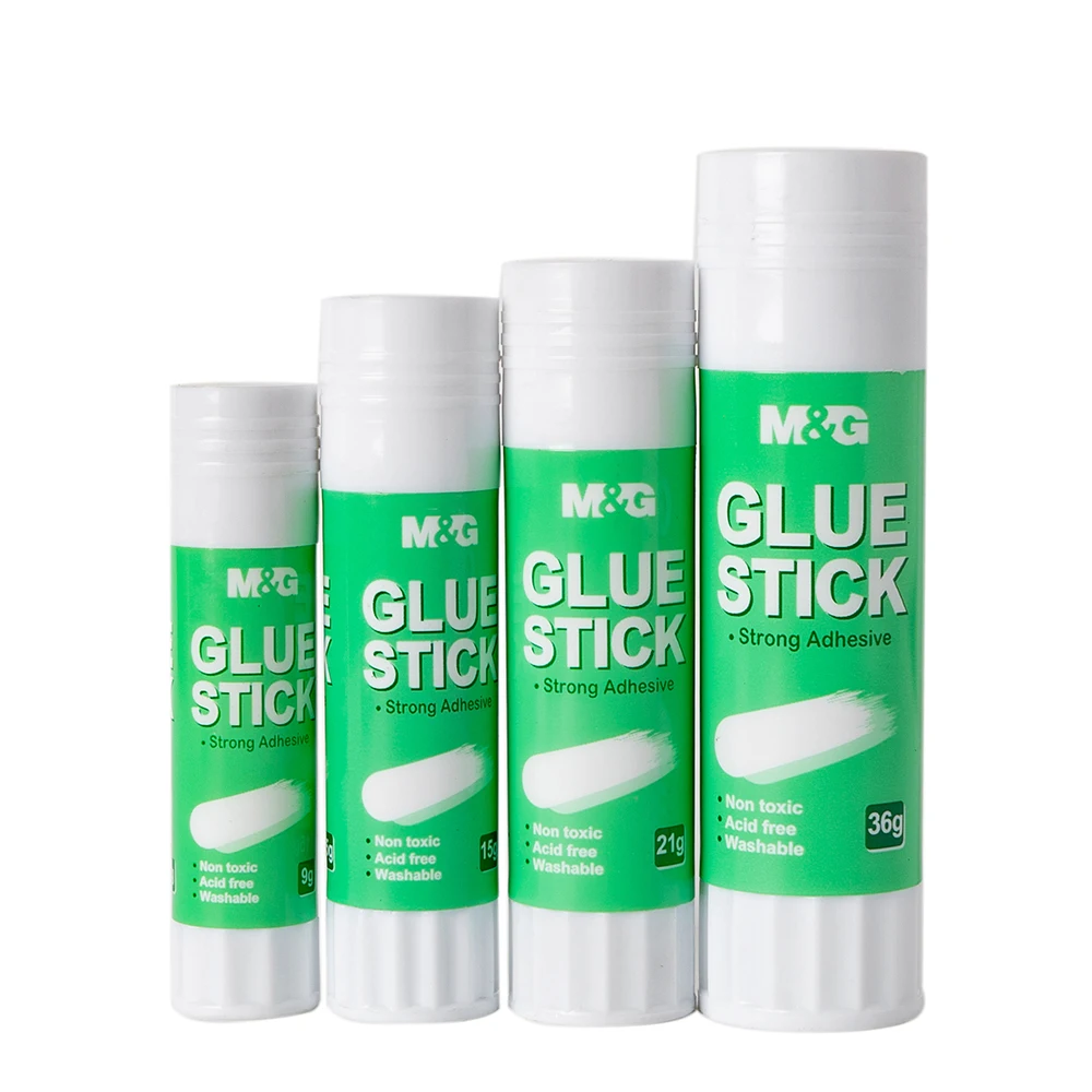 Супер Экономичные клеевые палочки M & G упаковка в кожу материал ПВА клей-карандаш 9