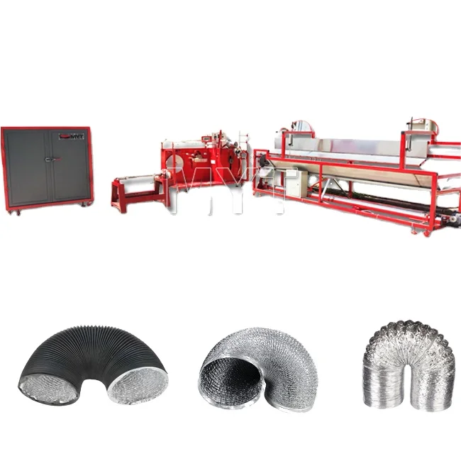 MYT Semi-rigid Spiral Aluminum Flexible Duct Forming Machine