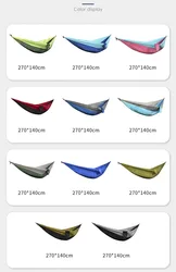 Outdoor, Indoor w/ Tree Straps Camping Royal Garden Patio Furtinture Folding Hammock