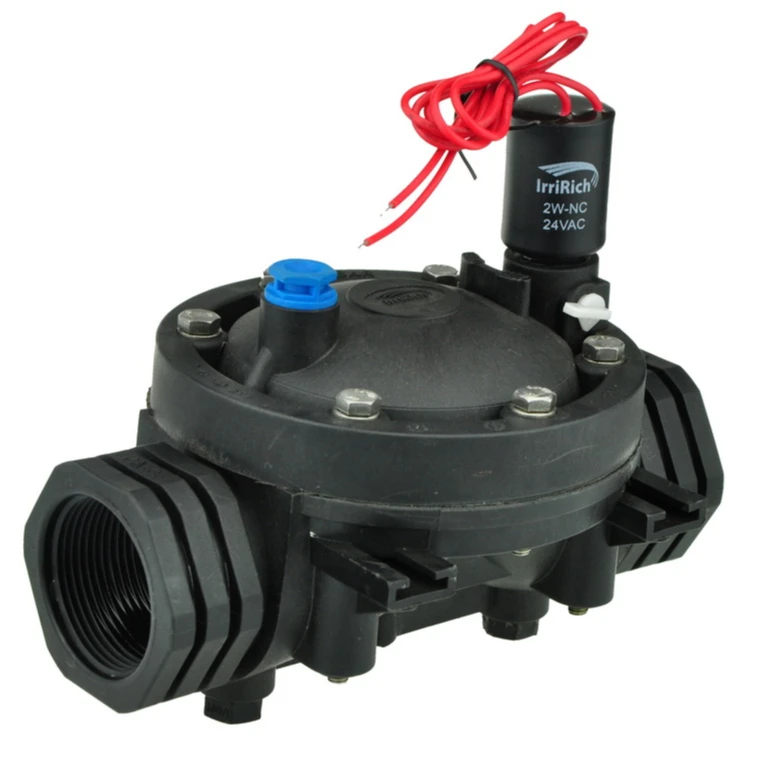 Plentirain 1.5 Inch Irrigation Solenoid Valve Option AC DC LATCH Manually With Pressure Regulator