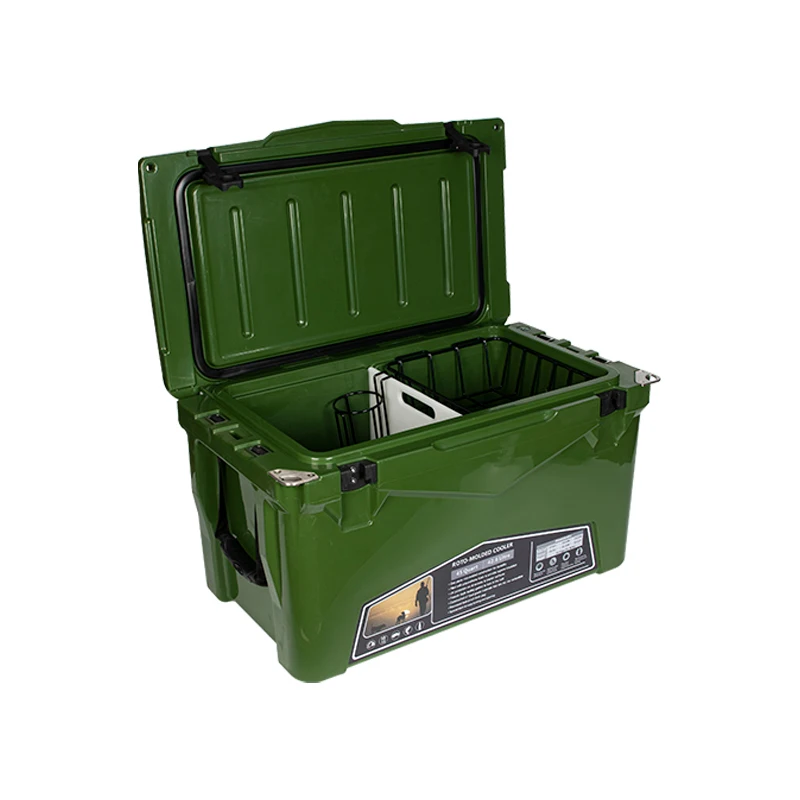 KUER 45L marine seafood display ice box thermo cooler for outdoor travel