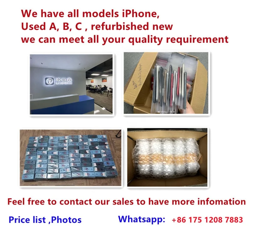Wholesale Small cheap used Mobile phones B stock unlocked Original smart phone for Iphone 5 5c 5s 5 se 16GB