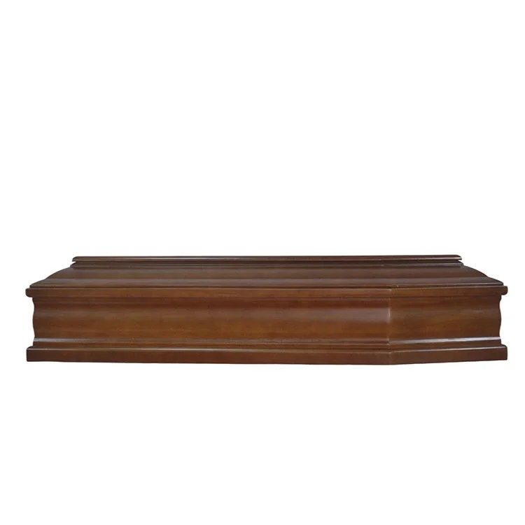High Quality Solid Paulownia Wooden Coffin with Competition Price