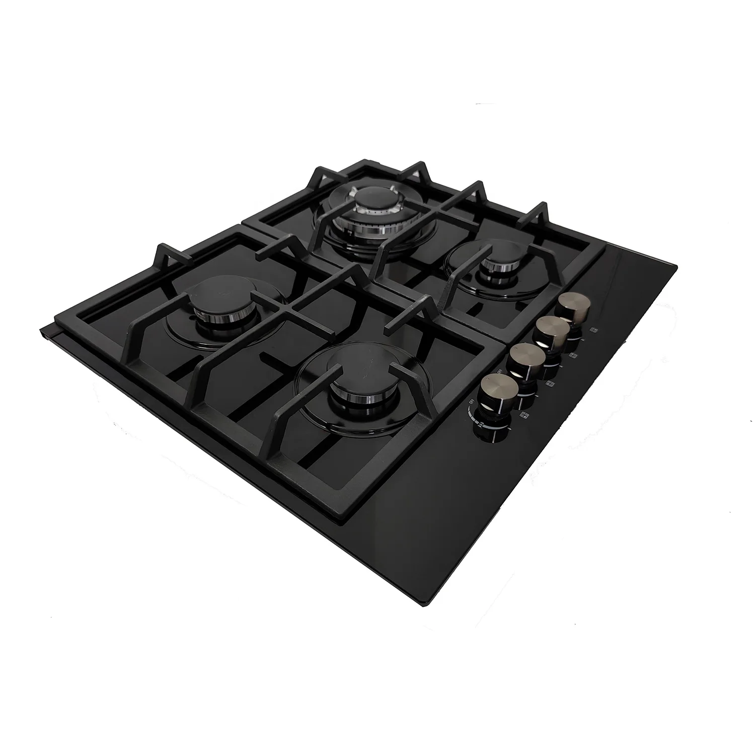 New design Temper Glass Gas Cooktop Cast Iron pan support grill Gas Stove built in Gas Hob SG45912