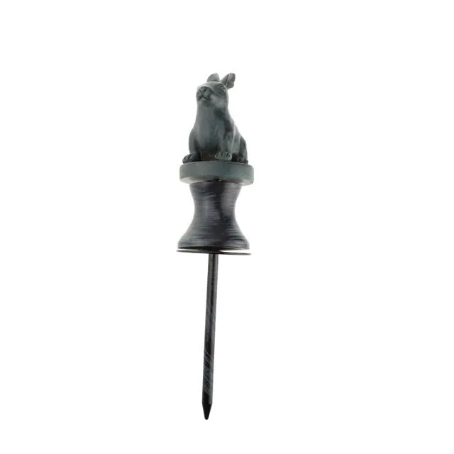Garden decoration animal shape garden  lawn metal hose guide with metal spike