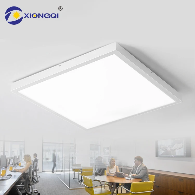 High Effect RA80 Aluminum PMMA Cover Suspension Ceiling Surface 30w 36w 40w 72w Square Led Backlit Panel Lamp
