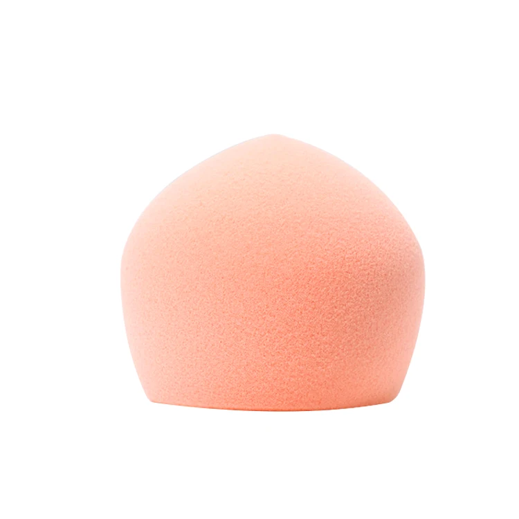 2024 New Style Grey Pink Professional Cute Peach Bun Shape Latex Free Marshmallow Makeup Blender Beauty Egg Cosmetics Sponge