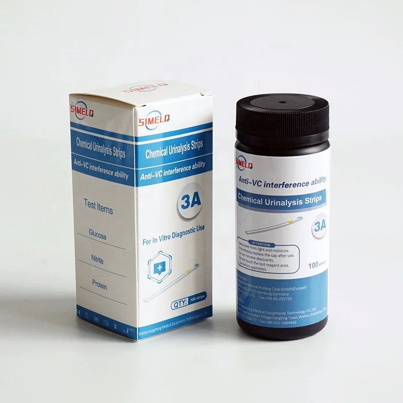 Accurate Color Chart 3 Paras  urine test strips Glucose Nitrite Protein Urinary Tract Infection Test Strips