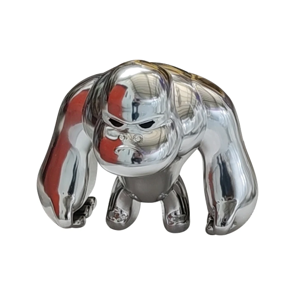 Custom Size Colorful Large Animal Gift Sculpture Modern Gorilla Sculpture Outdoor For Sale