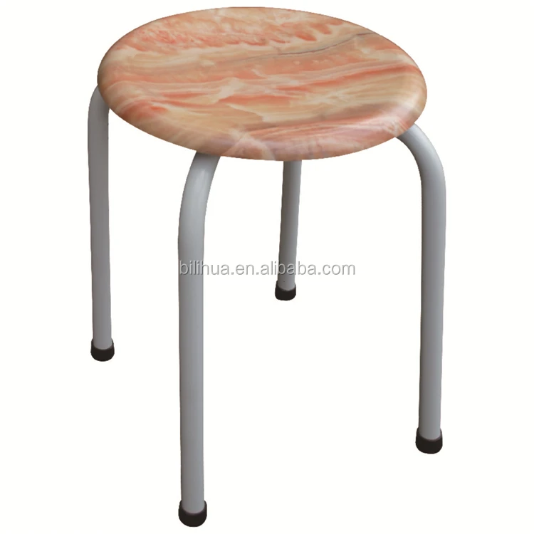 Cheap Durable Round Stool Wood Chair Werzalit bar