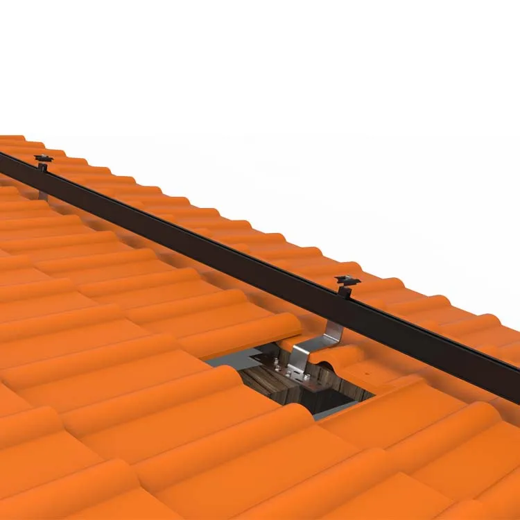 Склад в Германии черная рельсовая черепица Солнечная Монтажная