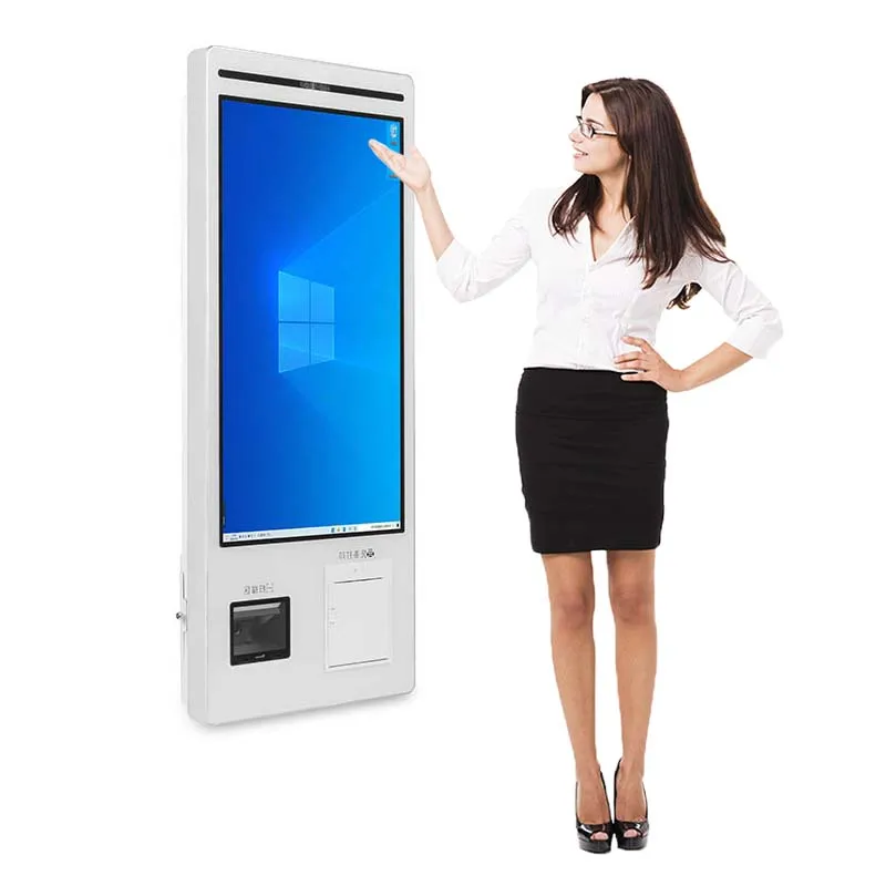 Aonpos All-in-One Touch Screen PC Self Service Payment Kiosk for Restaurant