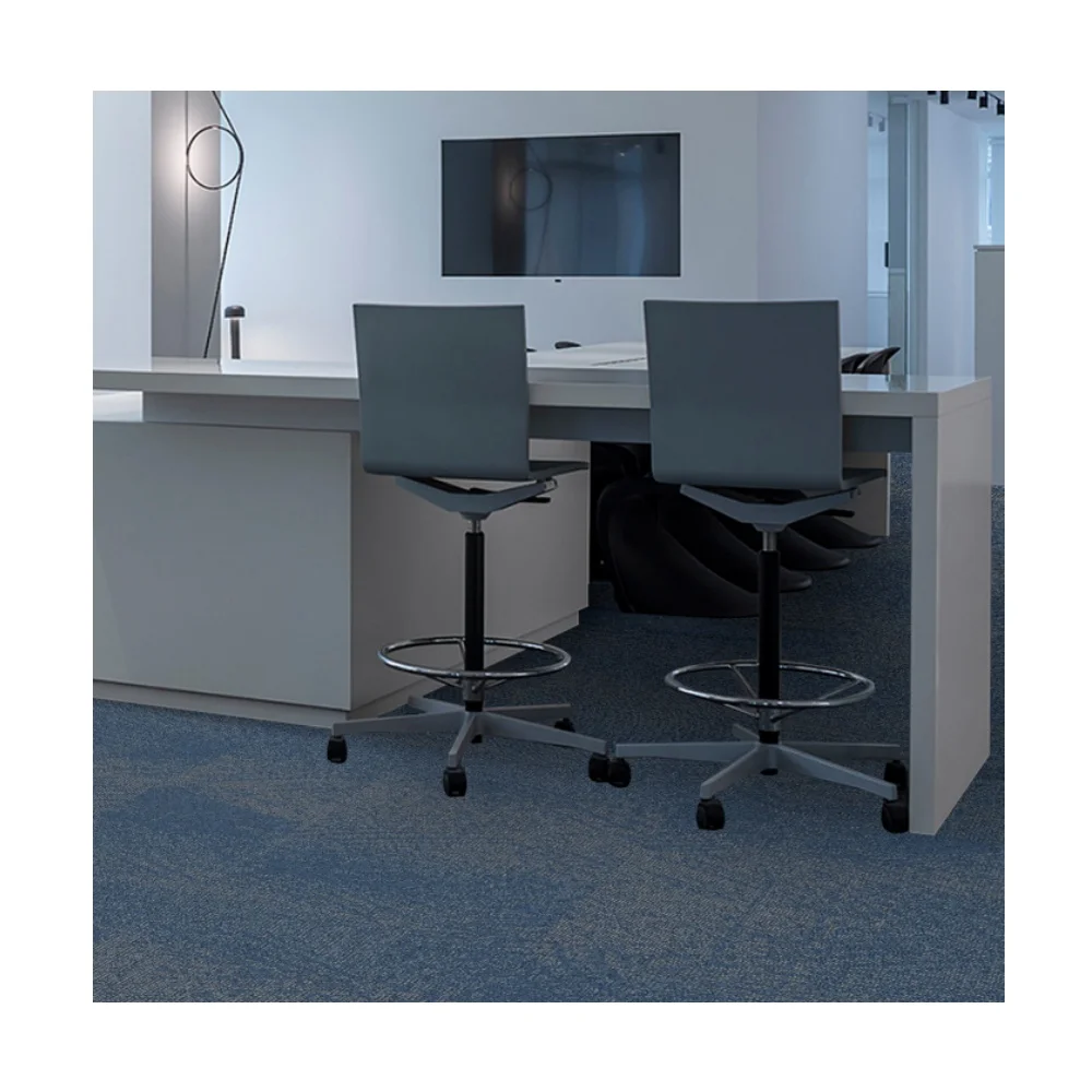 Kaili Custom Modern Woven PVC Prayer Carpet Tiles Hot Sale 50x50 Indoor Soft PP Polypropylene Loop Cut Pile Machine-Made Home