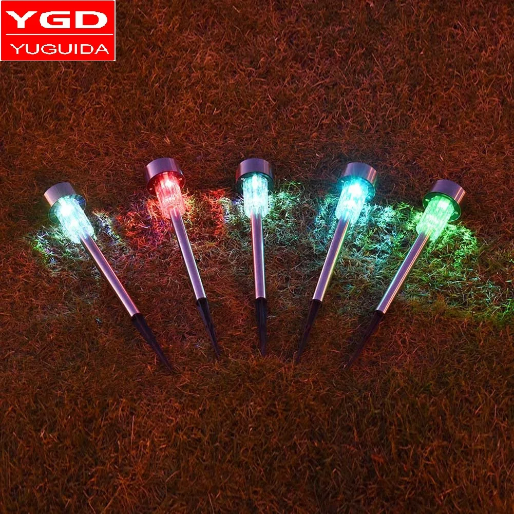 
Popular Lawn Lamps Waterproof Outdoor Solar Power LED Spot Light Garden Path Landscape Decoration Lights 