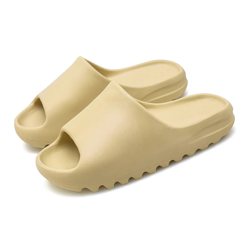 Шлепанцы Yeezy мужские домашние Эва подошва шлепанцы для дома шелк удобные стринги