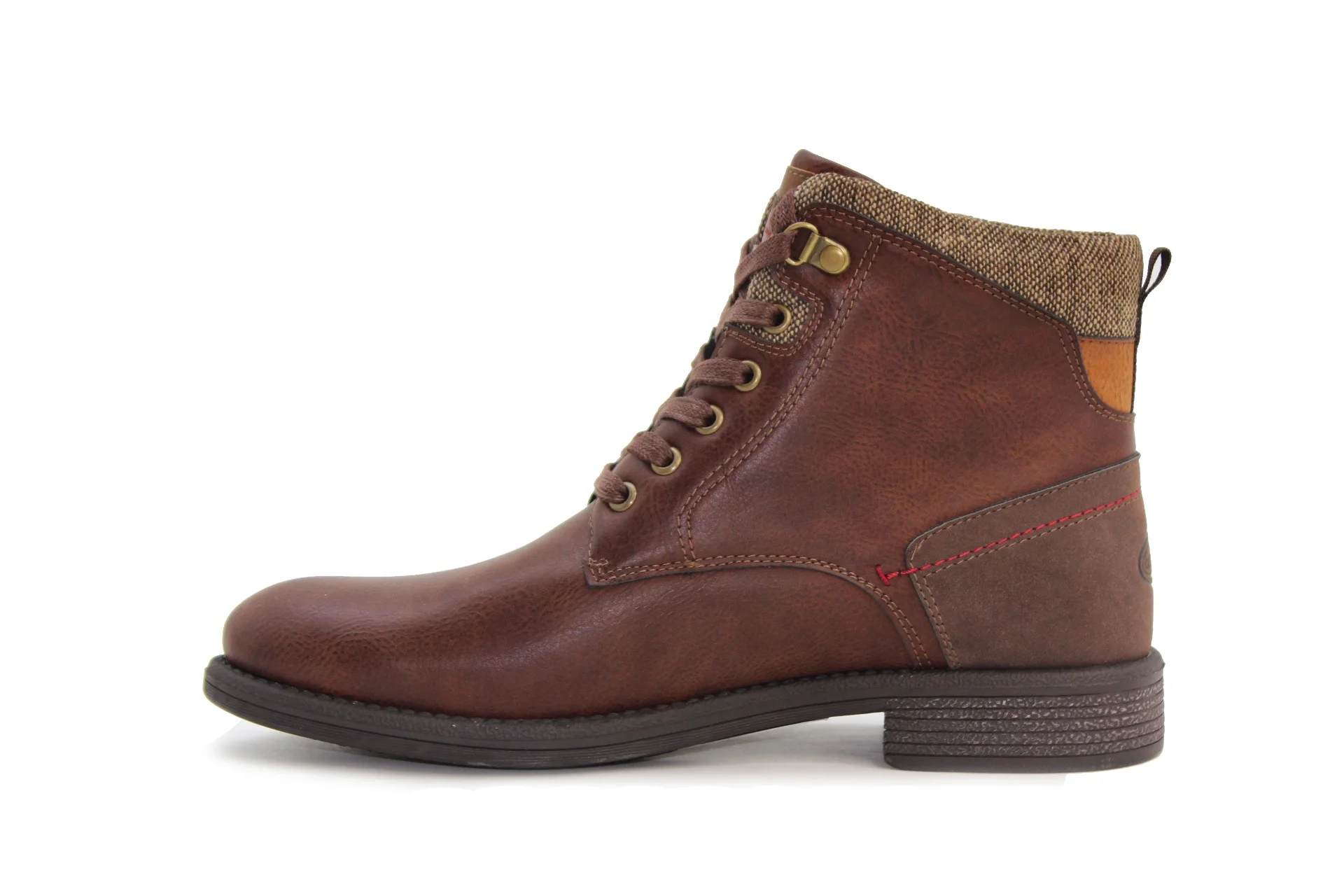 Wholesale New Style Fashion Pu Leather Men Ankle Boots