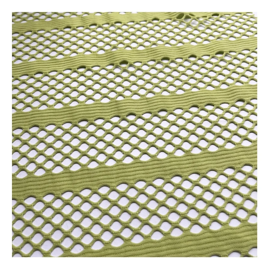 XA3228 mesh fabric soft flowery bikini beachwear costume garment polyester 4 way stretch textile