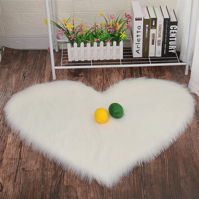 Custom shaggy tapis salon long fur carpet fake wool alfombras fluffy carpets round imitation sheepskin teppich faux fur rug