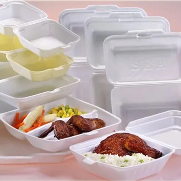 KELI Automatic Vacuum forming and cutting Machine for making PS Foam Disposable Fast food Boxes